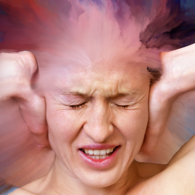 Dispersé, stress, sous pression